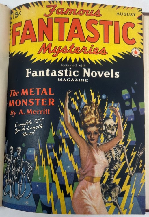 Famous Fantastic Mysteries (Combined with Fantastic Novels Magazine). Vol. III, August, 1941, No. 3