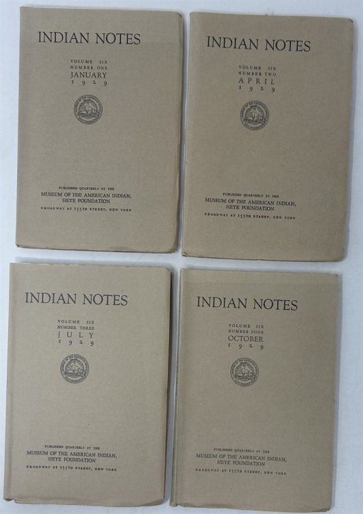 Indian Notes: Vol. VI; January, 1929; No. 1-4