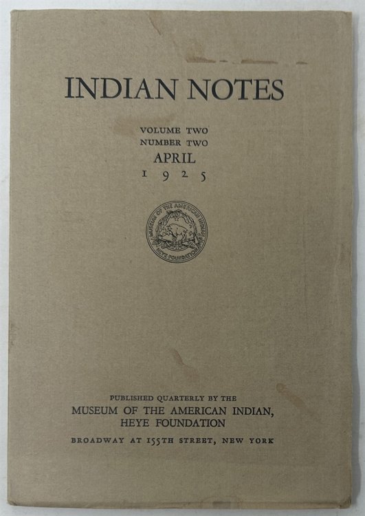 Indian Notes: Vol. II; April, 1925; No. 2