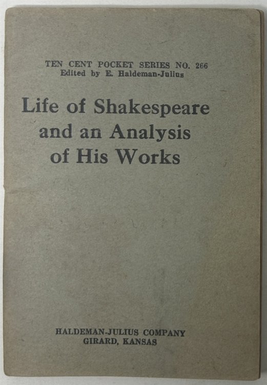 Life of Shakespeare and an Analysis of His Works