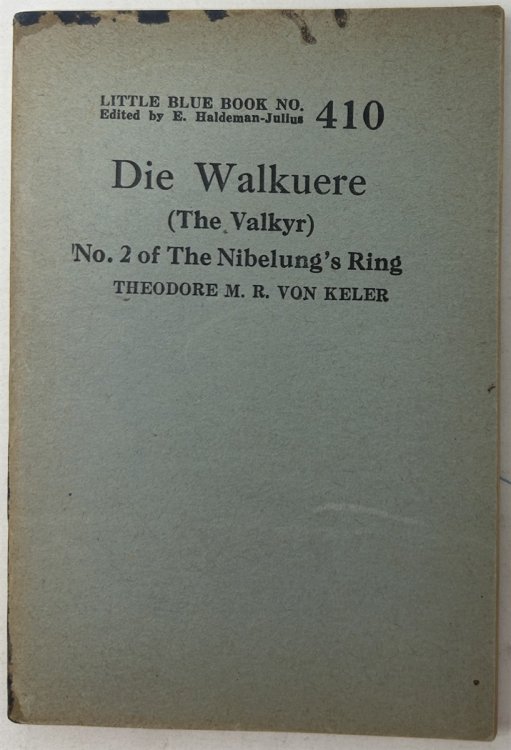 Die Walkuere (The Valkyr) No. 2 of the Nibelung's Ring