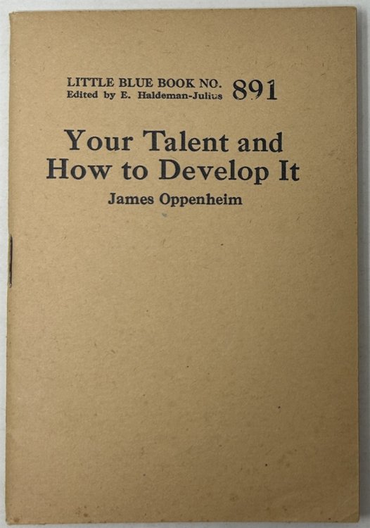 Your Talent and How to Develop It