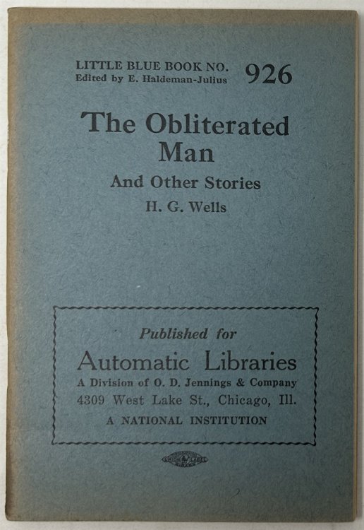 The Obliterated Man and Other Stories