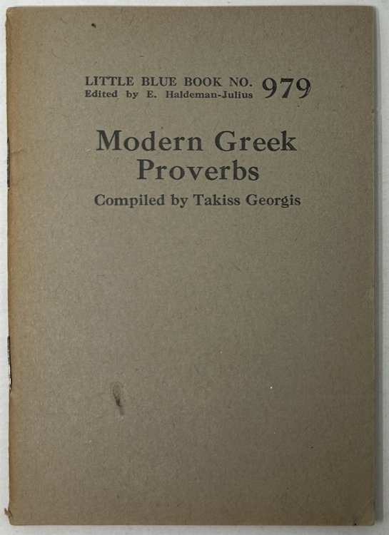 Modern Greek Proverbs