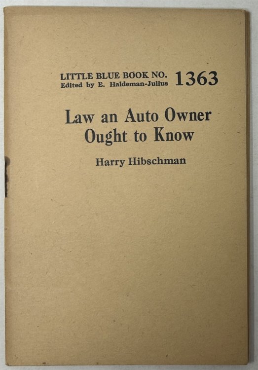 Law an Auto Owner Ought to Know