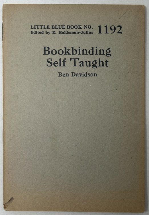 Bookbinding Self Taught