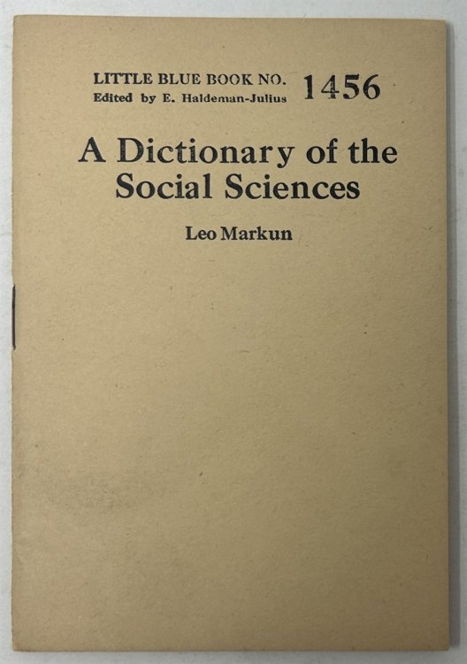 A Dictionary of the Social Sciences