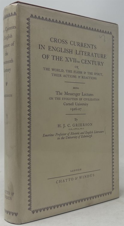 Cross Currents in English Literature of the XVIIth Century
