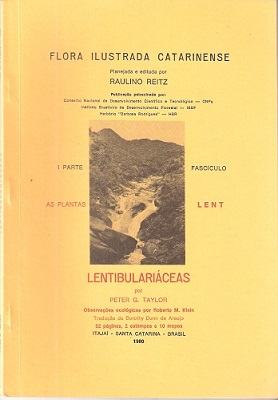 Lentibulariaceas (Flora Ilustrada Catarinense).