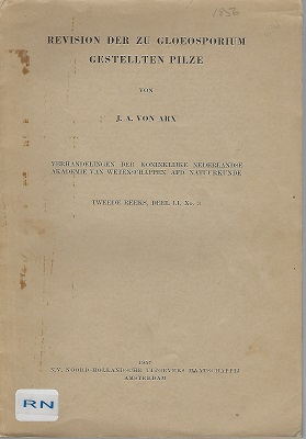Revision Der Zu Gloeosporium Gestellten Pilze