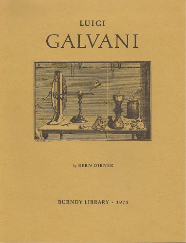 Luigi Galvani - An expanded version of a biography prepared for the Encyclopaedia Britannica, with a supplement reproducing three of the four original drawings illustrating the 1791 edition of De Viribus Electricitatis