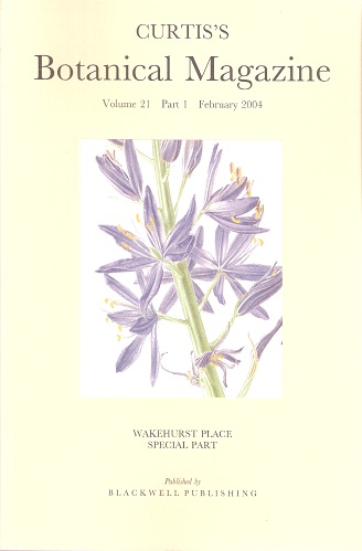 Curtis's Botanical Magazine Volume 21 Part 1 - Wakehurst Place Special Part. (The Kew Magazine)