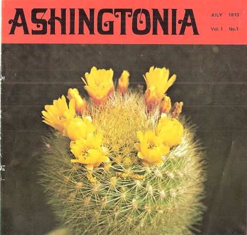 Ashingtonia. Volume 1 numbers 1-12.