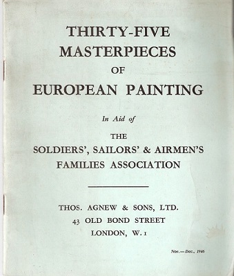 Thirty-Five Masterpieces of European Painting in Aid of the Soldiers', Sailors' & Airmen's Families Association