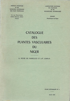 Catalogue des Plantes Vasculaires du Niger