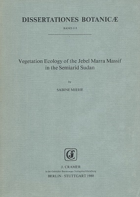 Vegetation Ecology of the Jebel Marra Massif in the Semiarid Sudan