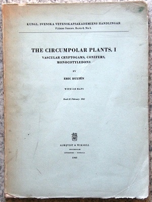 The Circumpolar Plants. I - Vascular cryptogams, conifers, monocotyledons.