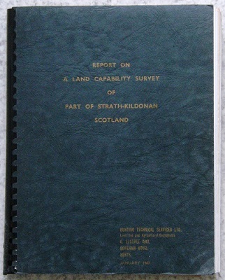 Report on a Land Capability Survey of Part of Strath-Kildonan, Scotland