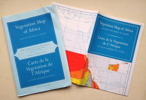 Vegetation Map of Africa, south of the Tropic of Cancer. [Carte de la Vegetation d l'Afrique, au sud du Tropique du Cancer