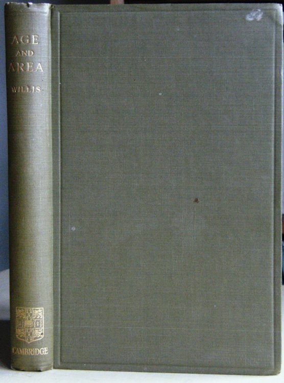 Age and Area - a study in geographical distribution and origin of species