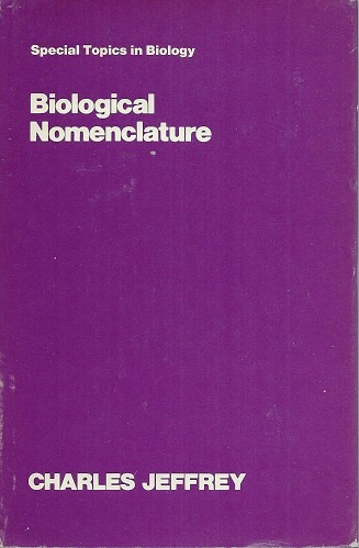 Biological Nomenclature