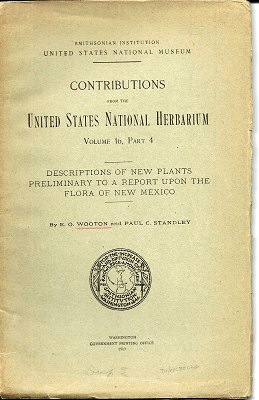 Descriptions of New Plants Preliminary to a Report Upon the Flora of New Mexico