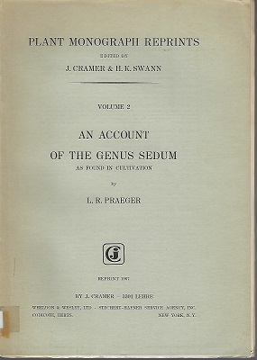 An Account of the Genus Sedum as Found in Cultivation