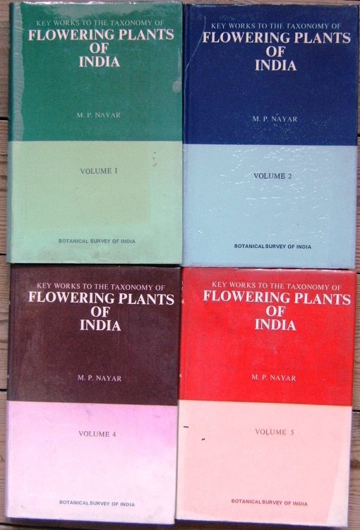 Key Works to the Flowering Plants of India - Volumes 1, 2 4 & 5