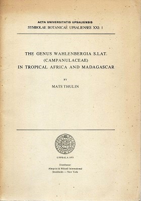 The Genus Wahlenbergia s.lat. (Campanulaceae) in Tropical Africa and Madagascar