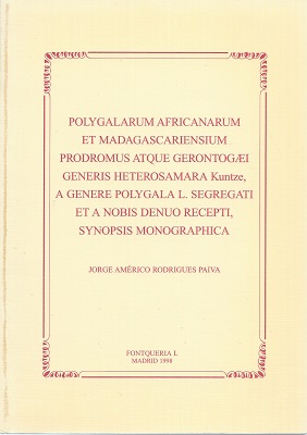 Polygalarum Africanarum et Madagascariensium Prodromus atque gerontogaei generis heterosamara Kuntze, a genere polygala L. segregati et a nobis denuo recepti, synopsis monographica