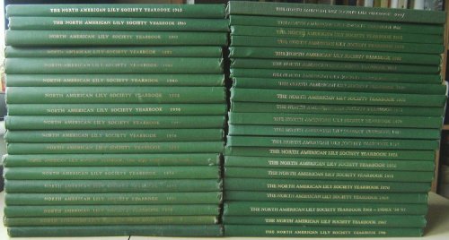 North American Lily Society Yearbook. A long run, 1948 to 1986 (lacking one volume)