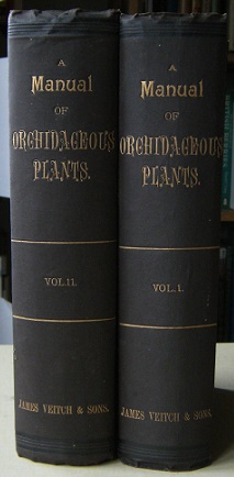 A Manual of Orchidaceous Plants Cultivated Under Glass in the British Isles (Two volumes)