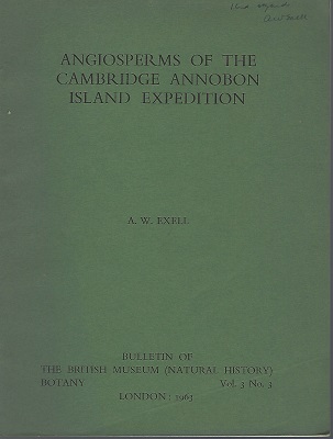 Image for Angiosperms of the Cambridge Annobon Island Expedition Angiosperms of the Cambridge Annobon Island Expedition