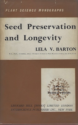 Seed Preservation and Longevity