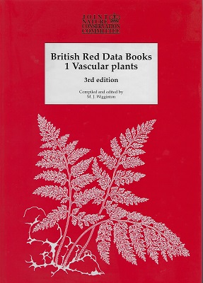 British Red Data Books : 1. Vascular Plants