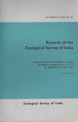 Census Survey and Population Ecology of Bonnet Macaque (Macaca radiata) in South India