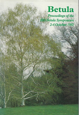 Betula - Proceedings of the IDS Symposium, 2-4 October 1992