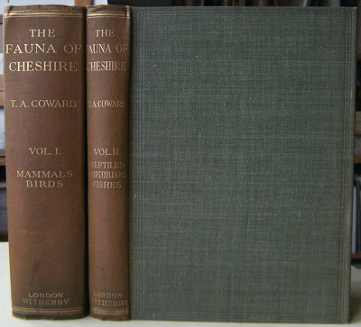 The Vertebrate Fauna of Cheshire and Liverpool Bay - Two volumes [Richard Fitter's copy]