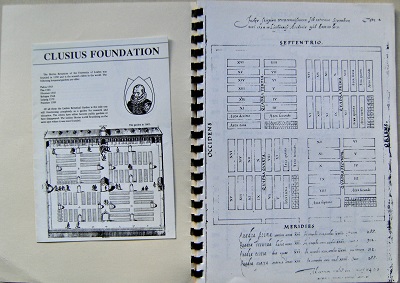 Index Stirpium Hortus Botanicus (the first plan of Leiden Botanic Garden)