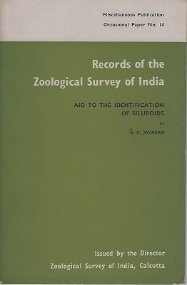 Aid to the identification of the siluroid fishes of India, Burma, Sri Lanka, Pakistan, and Bangladesh, Part 3 : Sisoridae