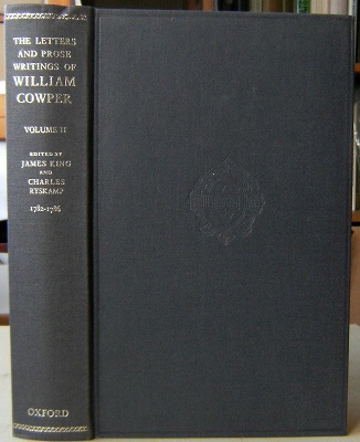 Image for The Letters and Prose Writings of William Cowper. Volume II - Letters 1782 - 1786 The Letters and Prose Writings of William Cowper. Volume II - Letters 1782 - 1786