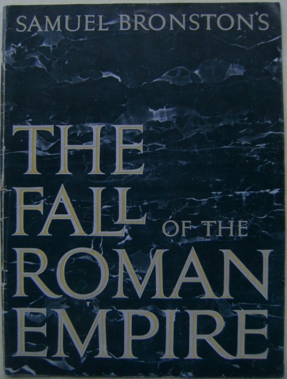 Samuel Bronston's The Fall of the Roman Empire - souvenir programme