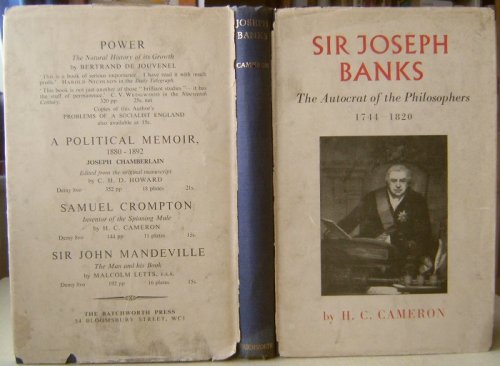 Sir Joseph Banks - the autocrat of philosophers