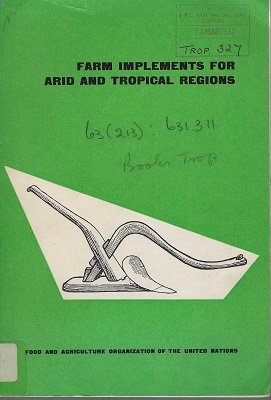 Farm Implements for Arid and Tropical Regions