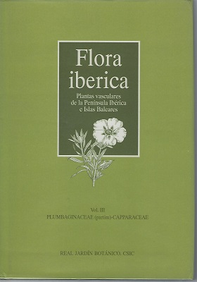Flora Iberica Volume III : Plumbaginaceae (partim) - Capparaceae