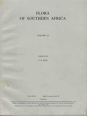 Flora of Southern Africa, Volume 22 - Ochnaceae, Clusiaceae, Elatinaceae, Frankeniaceae, Tamaricaceae, Canellaceae, Violaceae, Flacourtiaceae, Turneraceae, Passifloraceea, Achariaceae, Loasaceea, Begoniaceae, Cactaceae