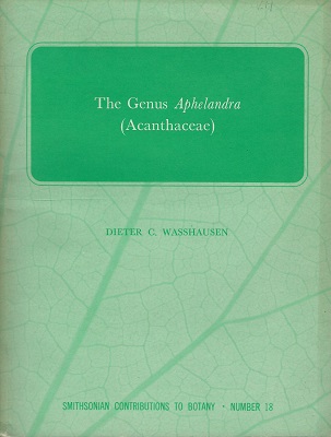 The Genus Aphelandra [Acanthaceae]
