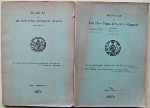 Plants Collected by the Vernay Nyasaland Expedition of 1946