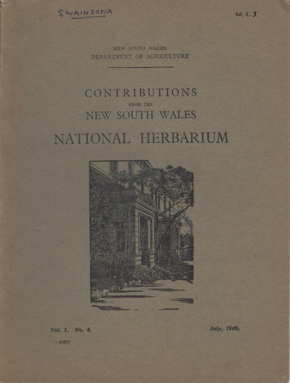 The Genus Swainsona [William Stearn's copy]