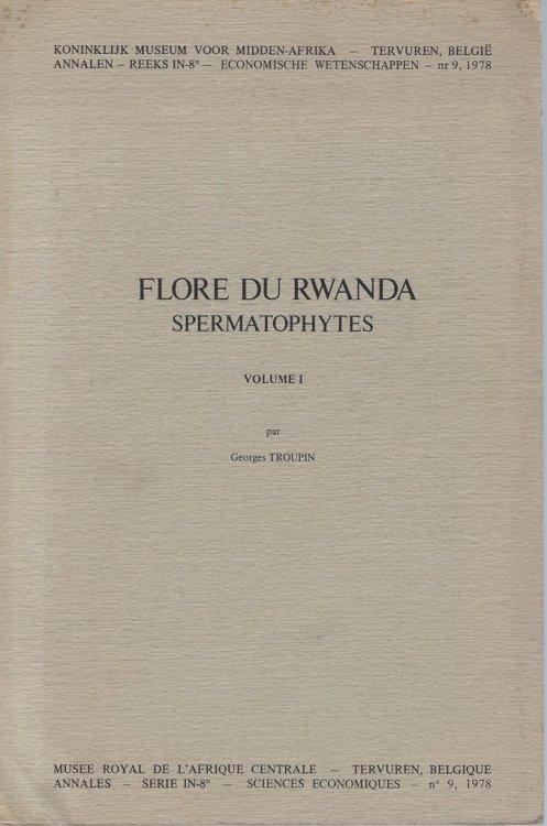Flore du Rwanda - Spermatophytes Volume 1
